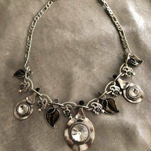Silver Rhintesone Necklace